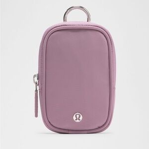 Lululemon clippable nano pouch lavender lux